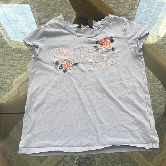 RALPH LAUREN GIRL T-SHIRT - Picture 1 of 3